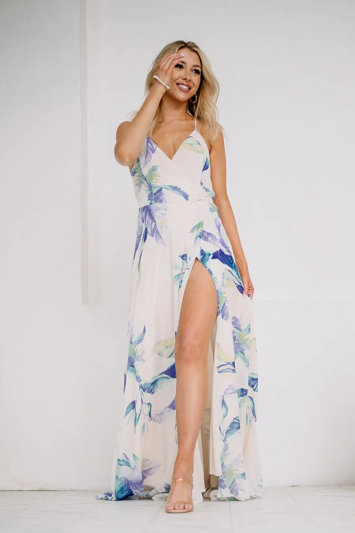 Life In The Tropics Printed Maxi Dress