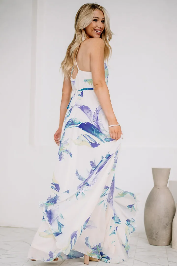 Life In The Tropics Printed Maxi Dress