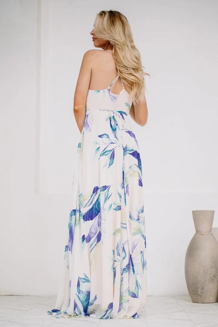 Life In The Tropics Printed Maxi Dress