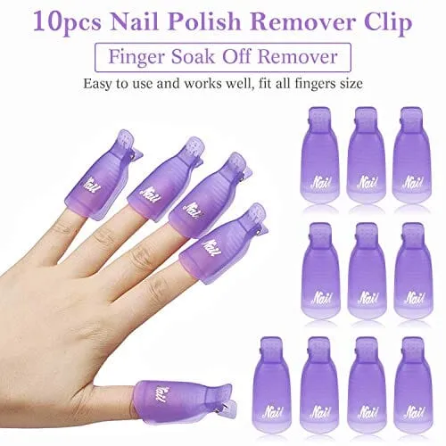 Makartt Gel Nail Polish Remover Clips Kit