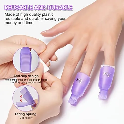 Makartt Gel Nail Polish Remover Clips Kit