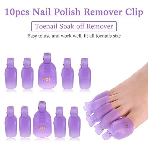 Makartt Gel Nail Polish Remover Clips Kit