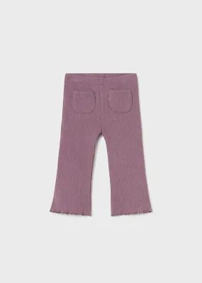 Mayoral Baby Girl Purple Flared Trousers