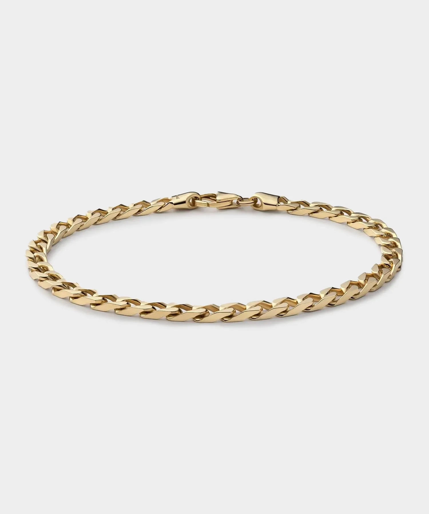 Miansai 4mm Cuban Chain Bracelet in Gold Vermeil