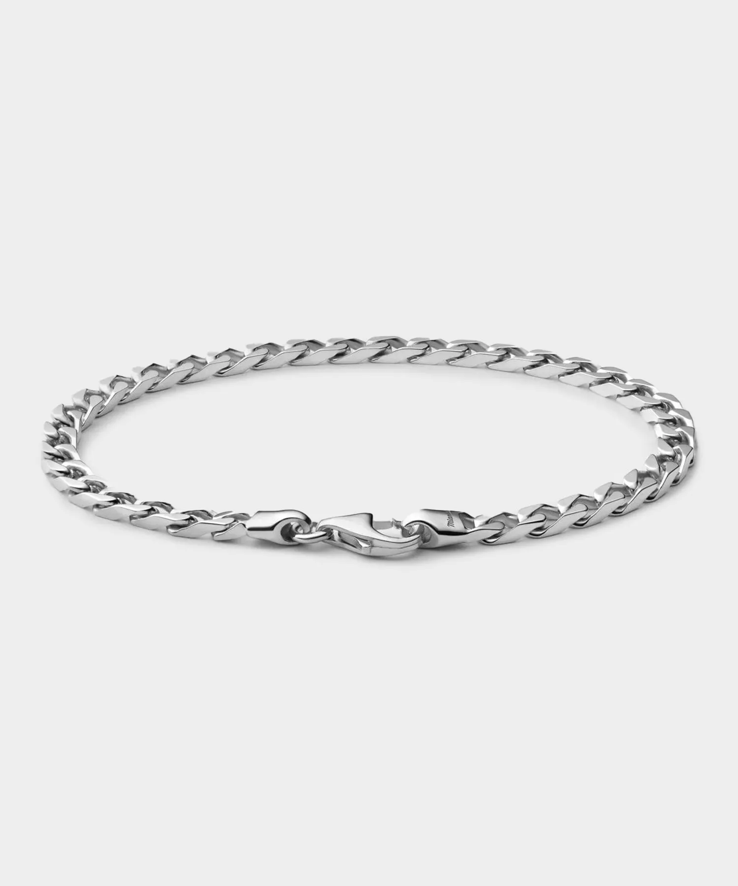 Miansai 4mm Cuban Chain Bracelet in Sterling Silver