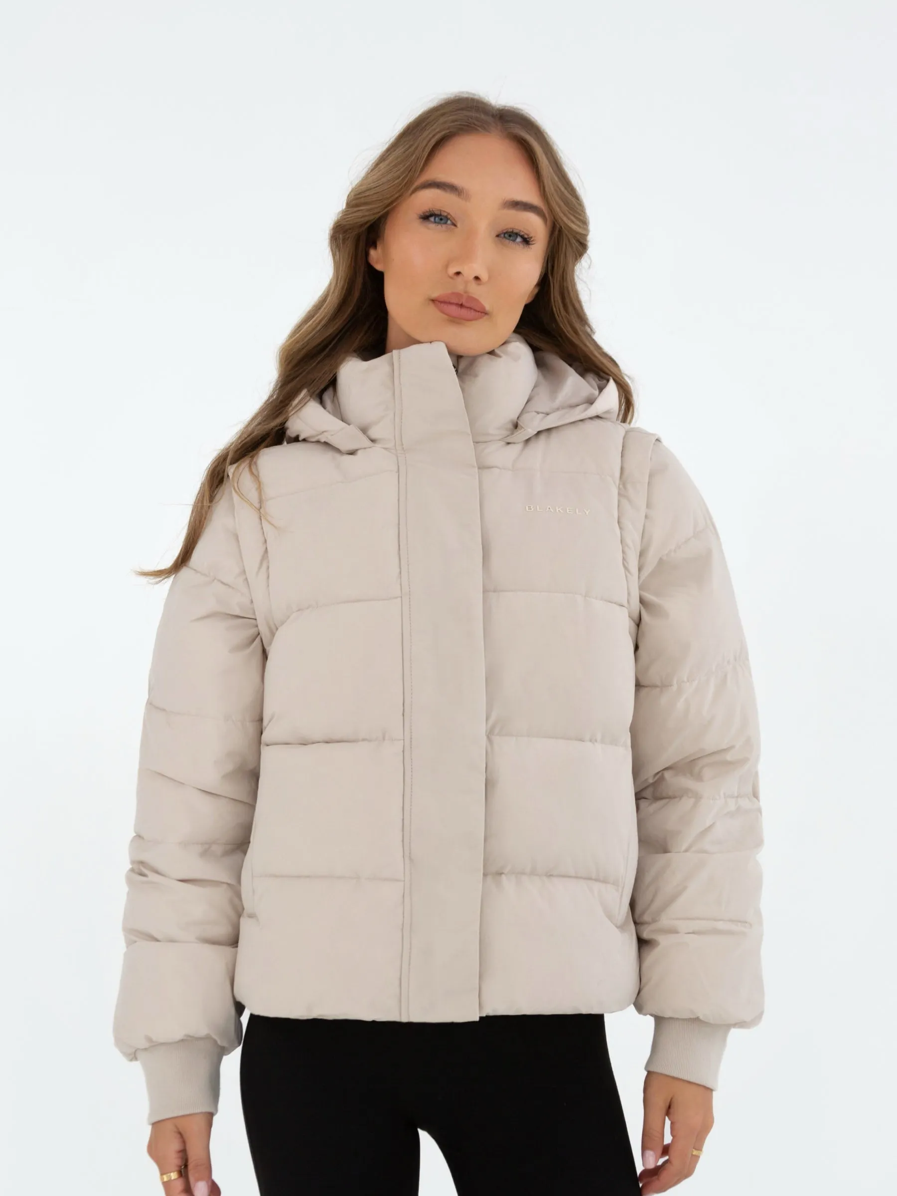 Multiway Puffer Coat 2 - Chalk