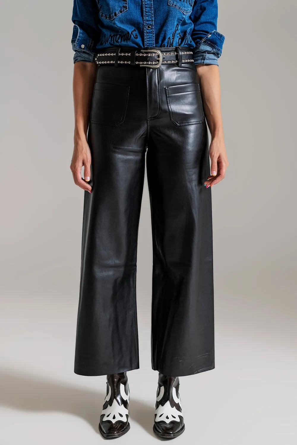 Noir Nights Faux Leather Pants