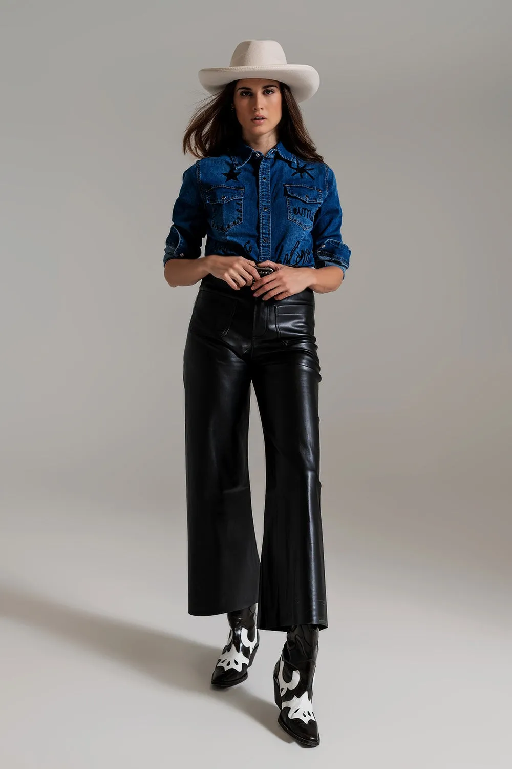 Noir Nights Faux Leather Pants