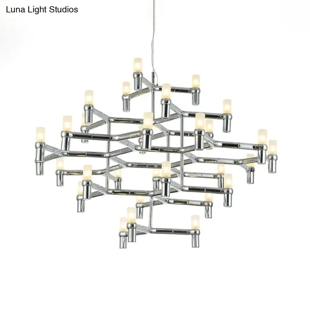 Nordic Metal Multi-Layer Chandelier Lamp - Elegant LED Hanging Light for Living Room