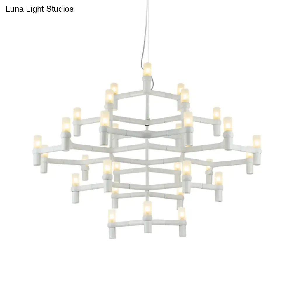 Nordic Metal Multi-Layer Chandelier Lamp - Elegant LED Hanging Light for Living Room