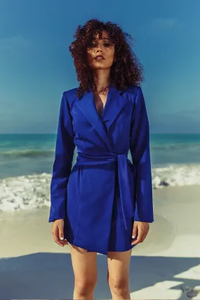 Néro Blue Blazer Dress