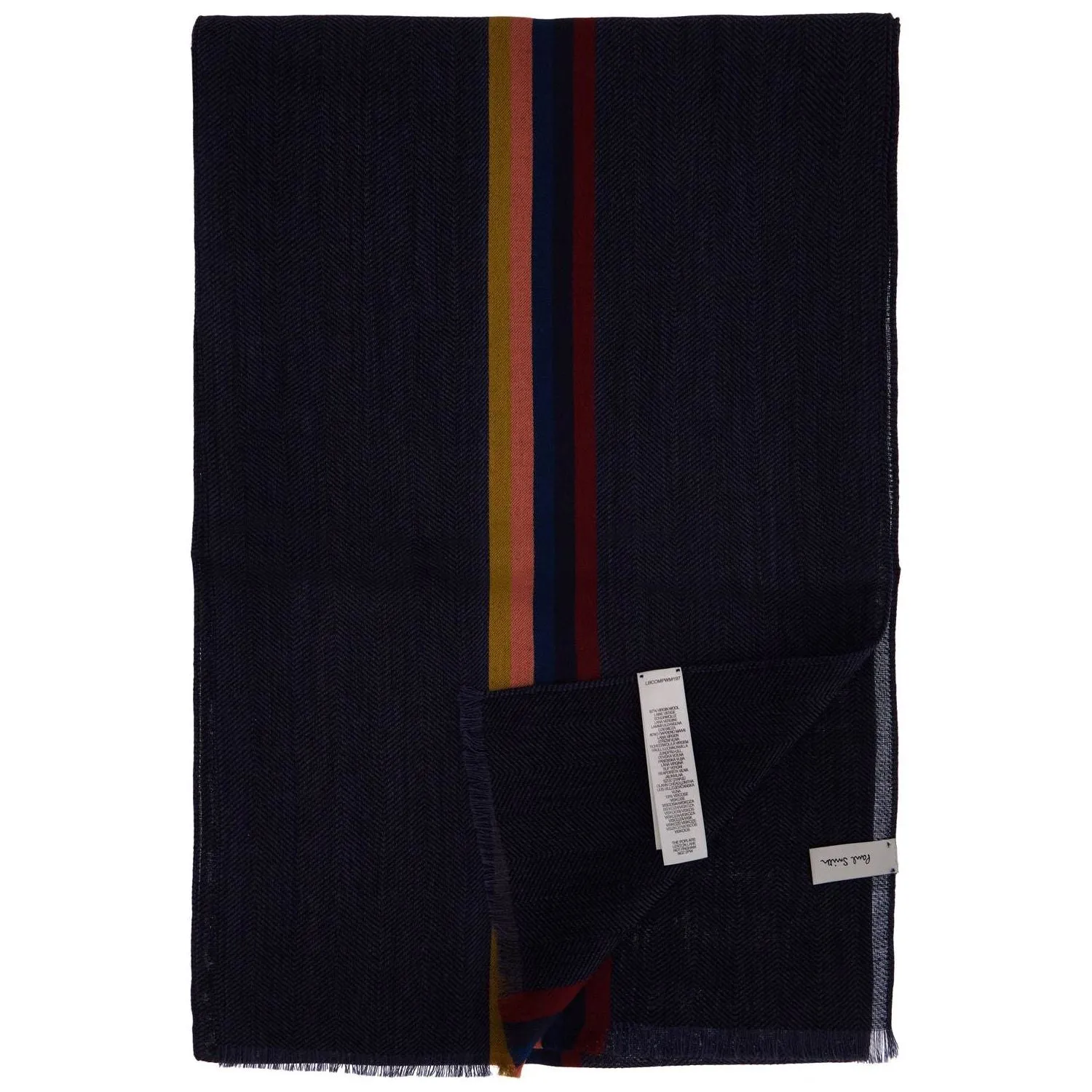 Paul Smith virgin wool checked scarf