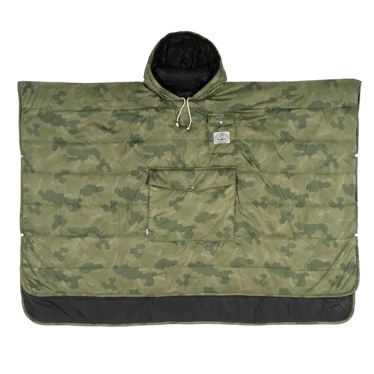 Poler Reversible Poncho Furry Camo