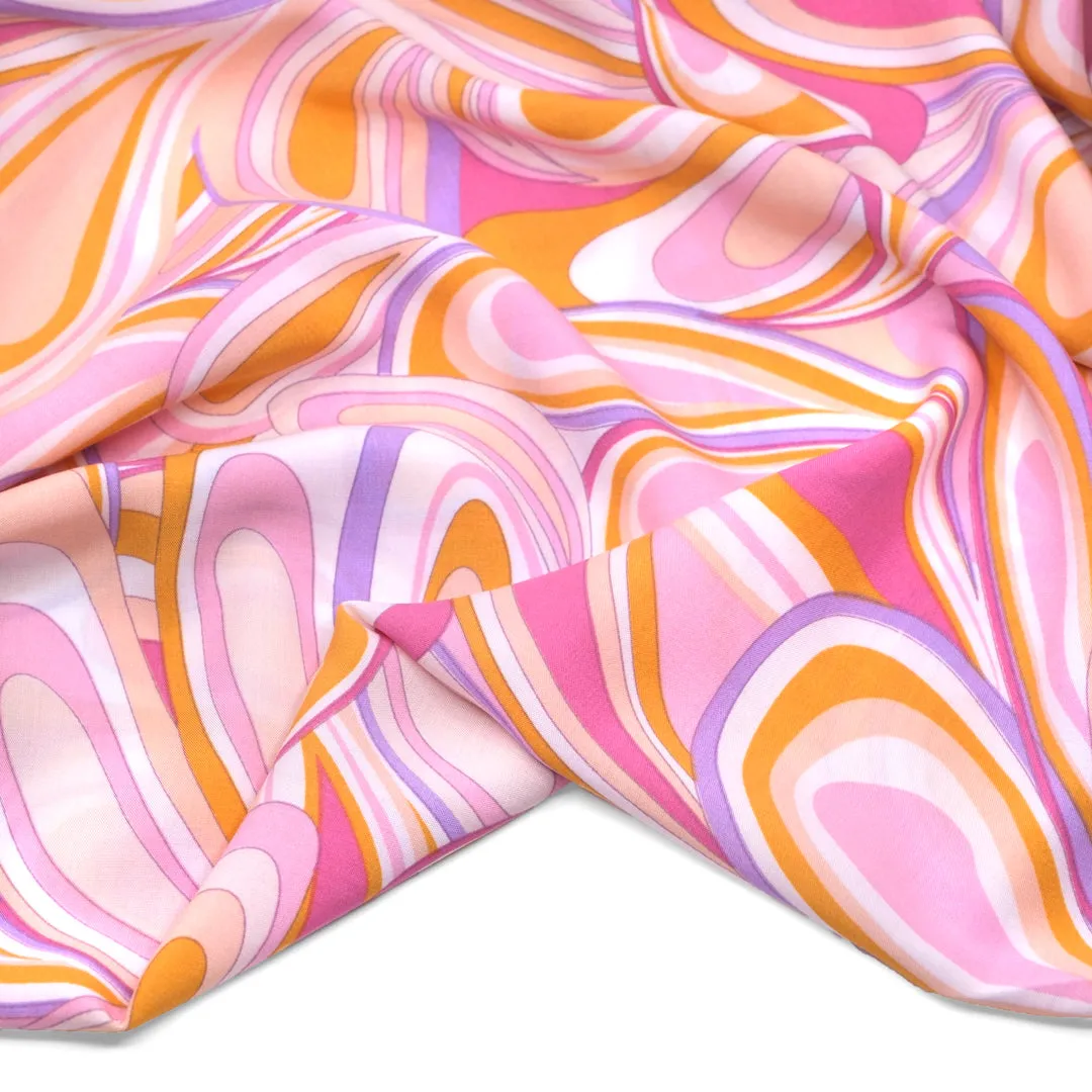 Psychedelia Viscose Poplin - Candy