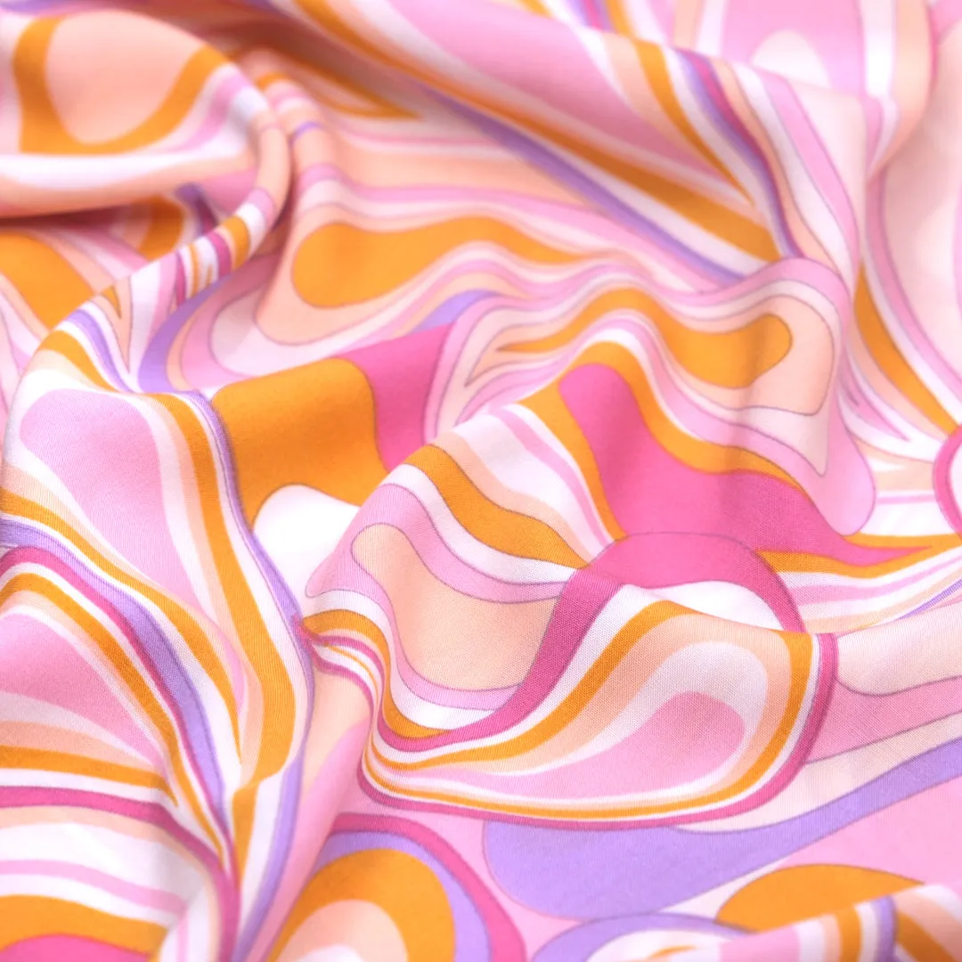 Psychedelia Viscose Poplin - Candy