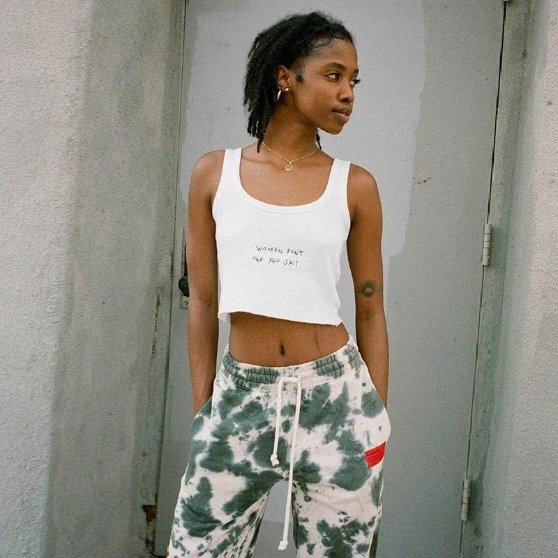 "Women don't owe you shit" Tank Top