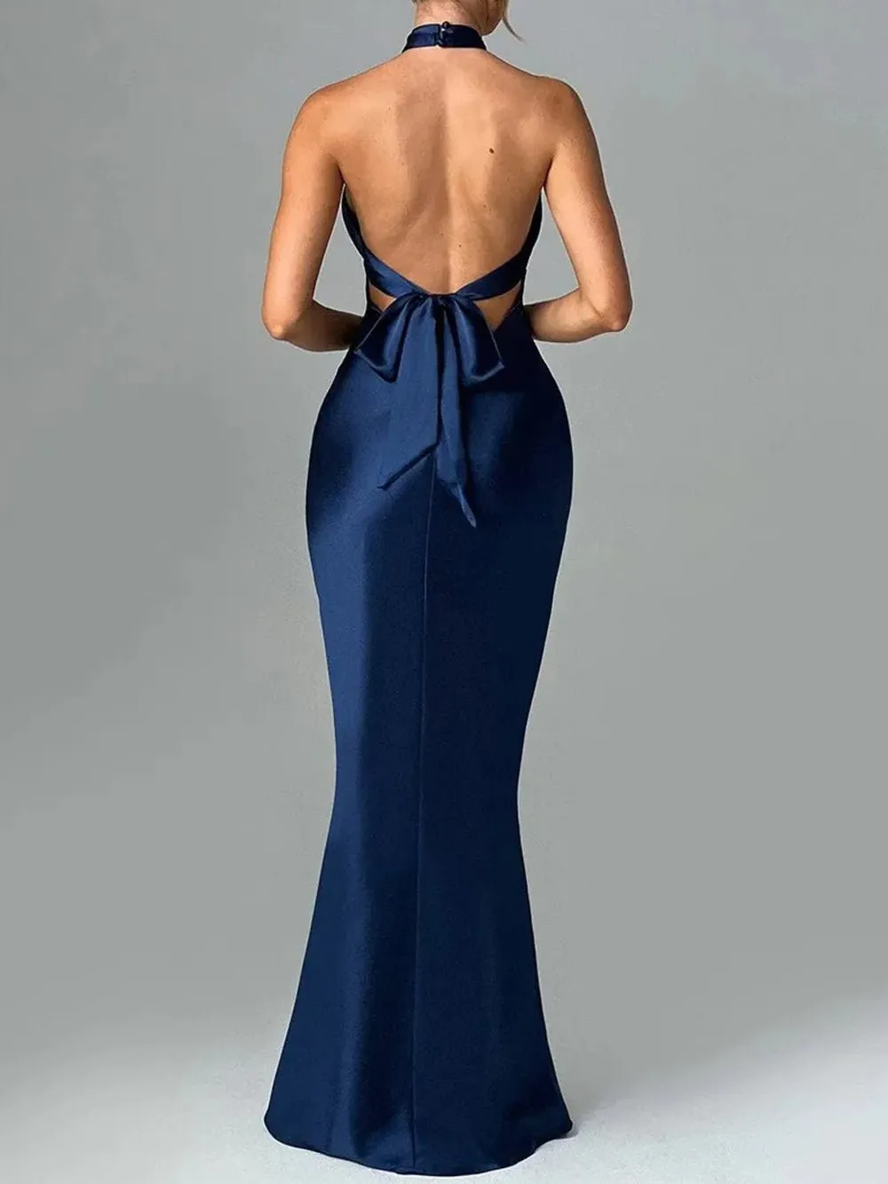 Rebecca Backless Bodycon Maxi Dress