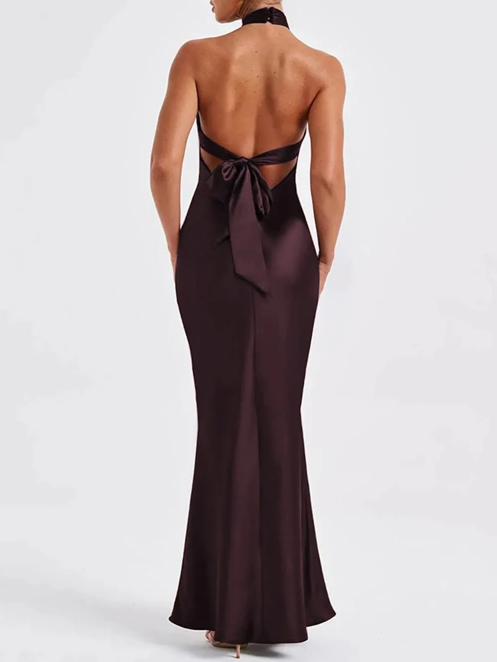 Rebecca Backless Bodycon Maxi Dress