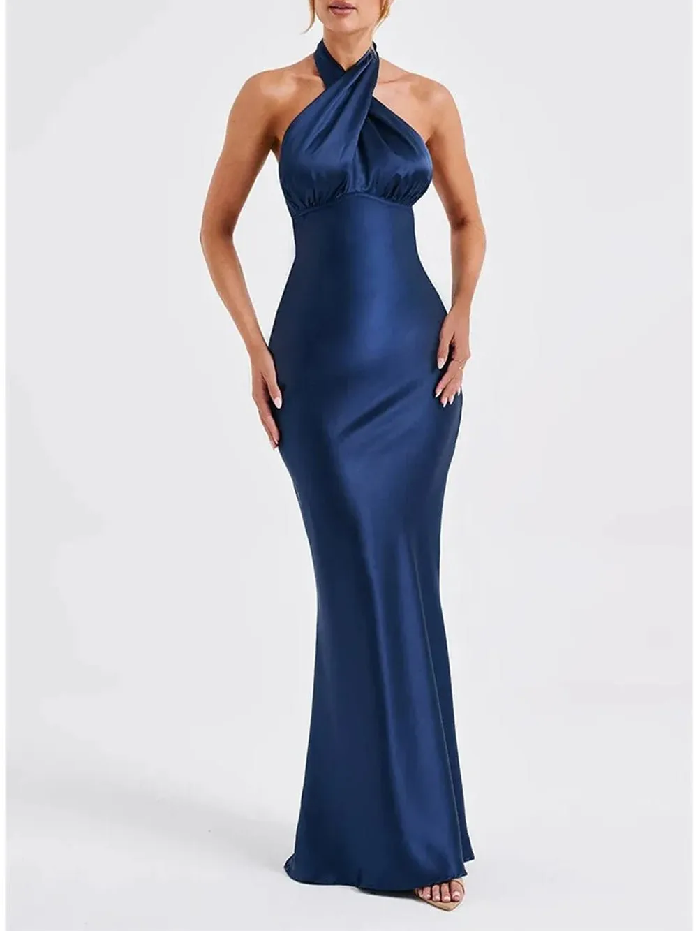 Rebecca Backless Bodycon Maxi Dress