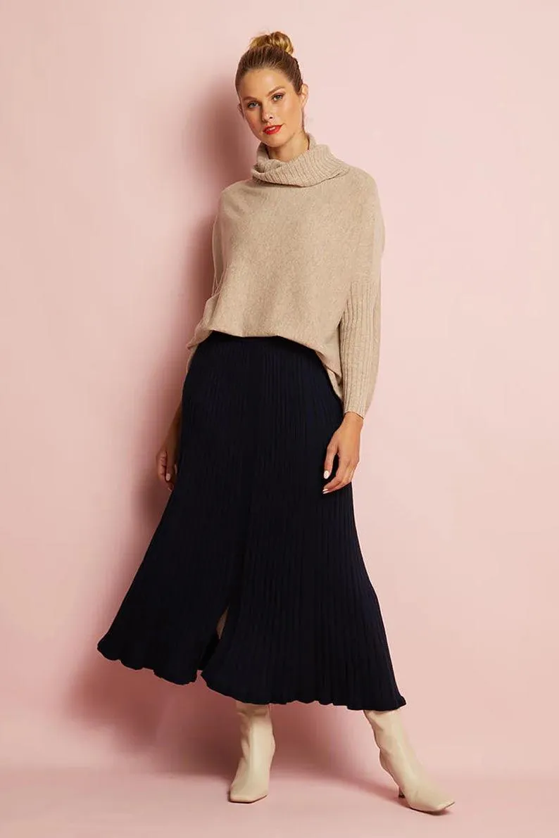 Rebecca Knit Skirt | Navy