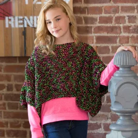 Red Heart Crochet Set The Trend Poncho