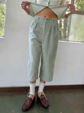 Sage Levis Cropped Cords (S)