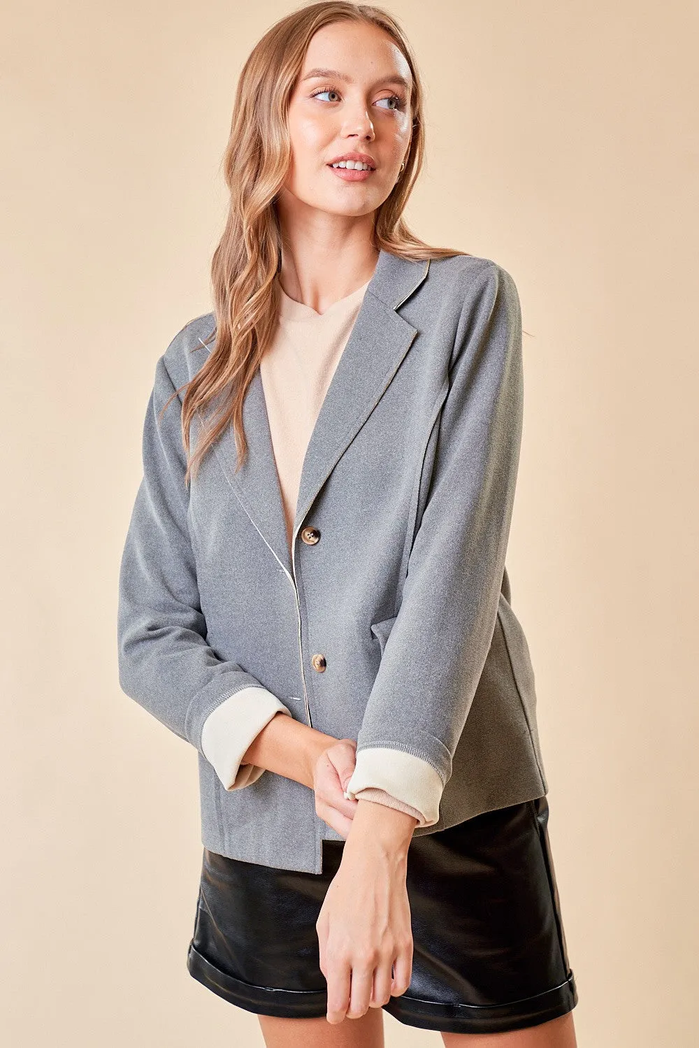 Samira Raw Edge Blazer- 2 Colors!