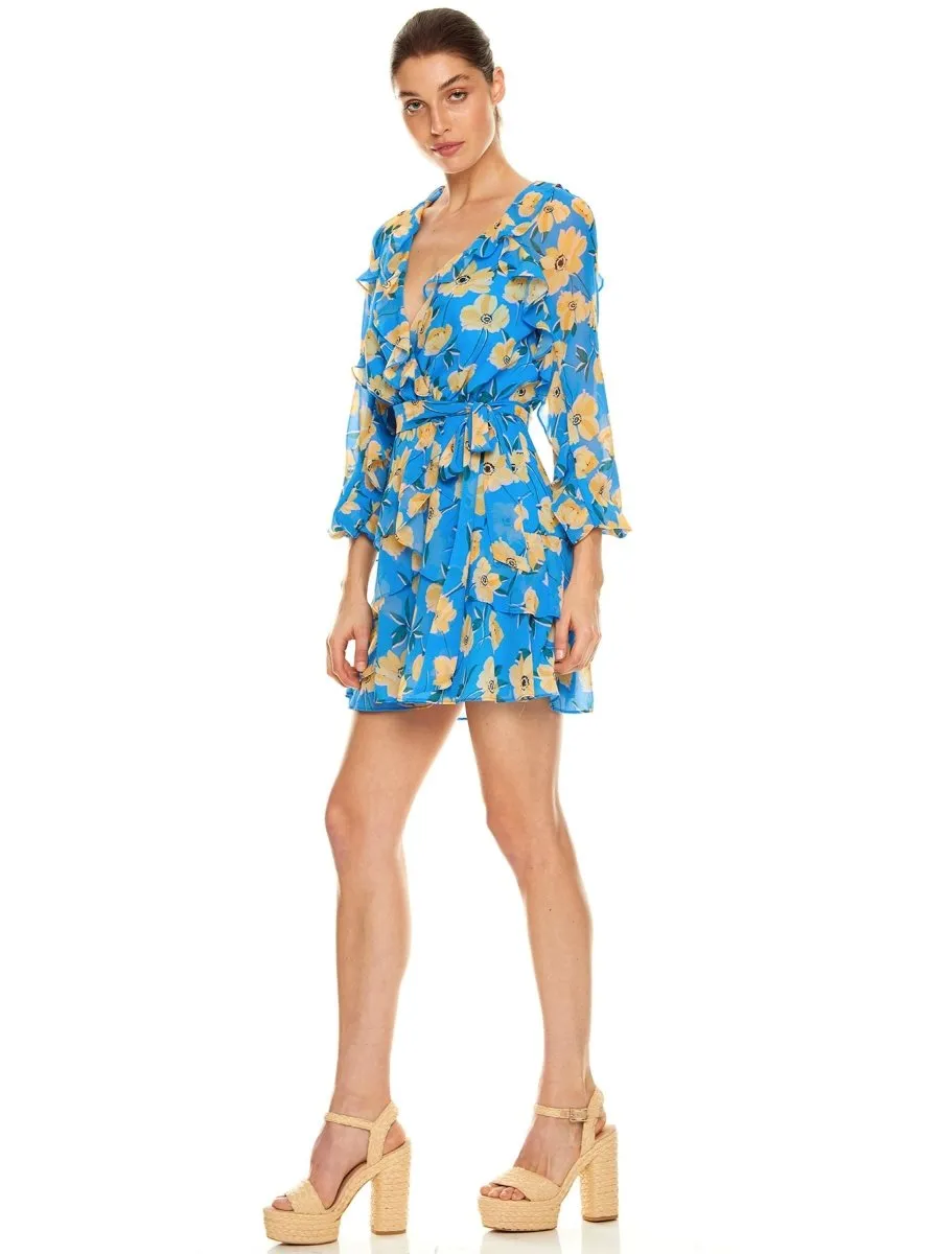 SICILY SWAY L/S MINI DRESS