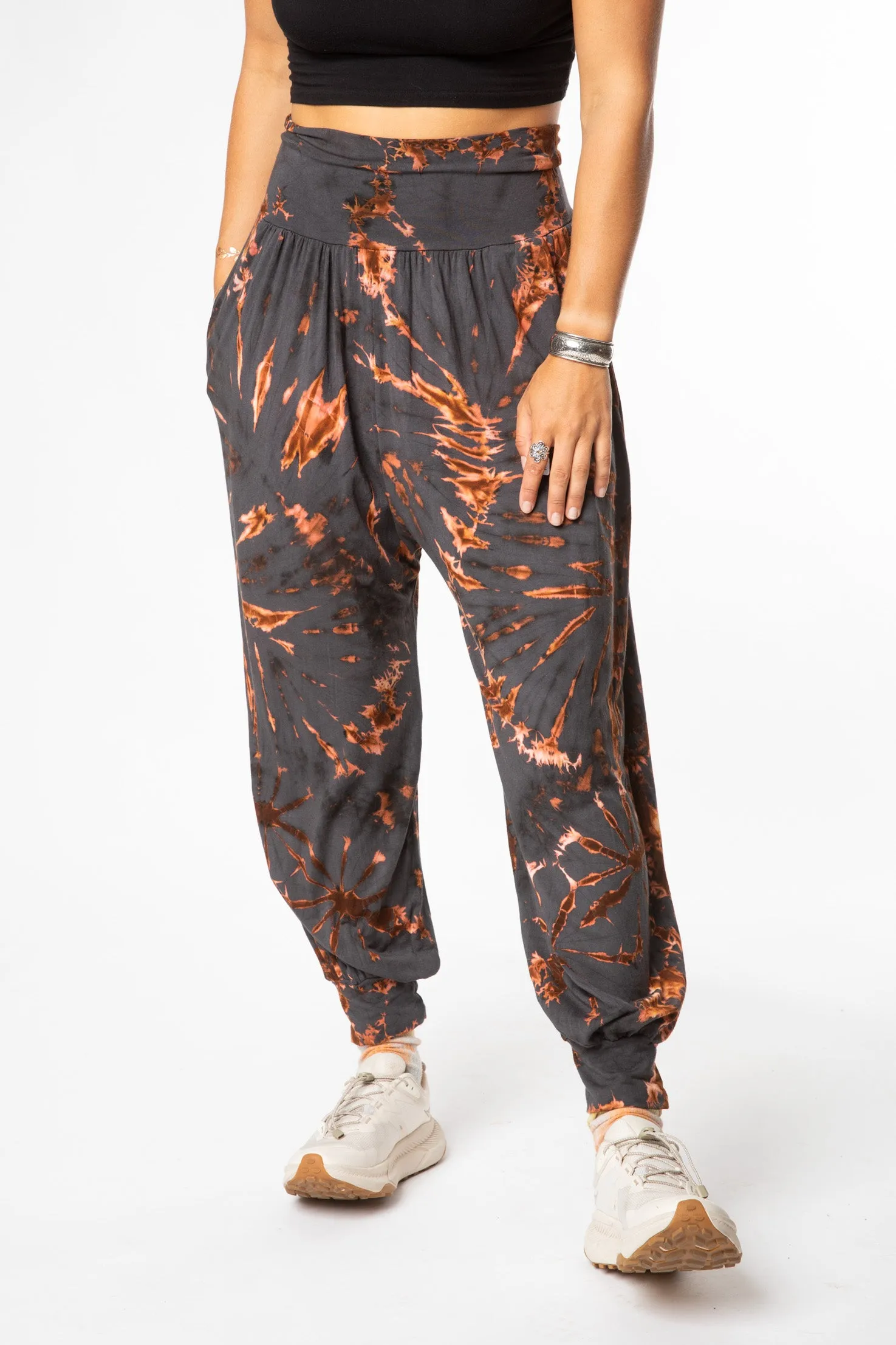 Soeng Jum Jum Unisex Tie Dye Harem Pants