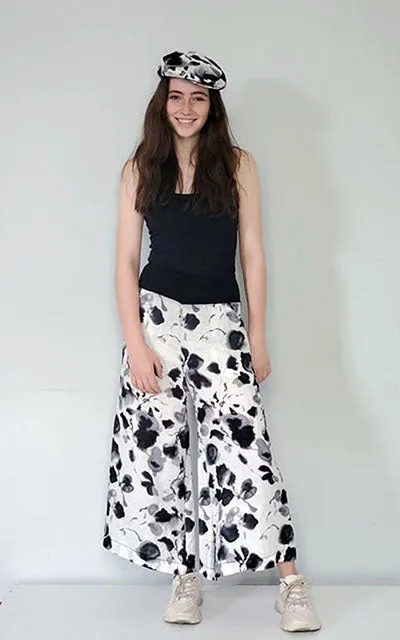 Southwest Gaucho Pants - Linens (Multi-Floral - One Left!)