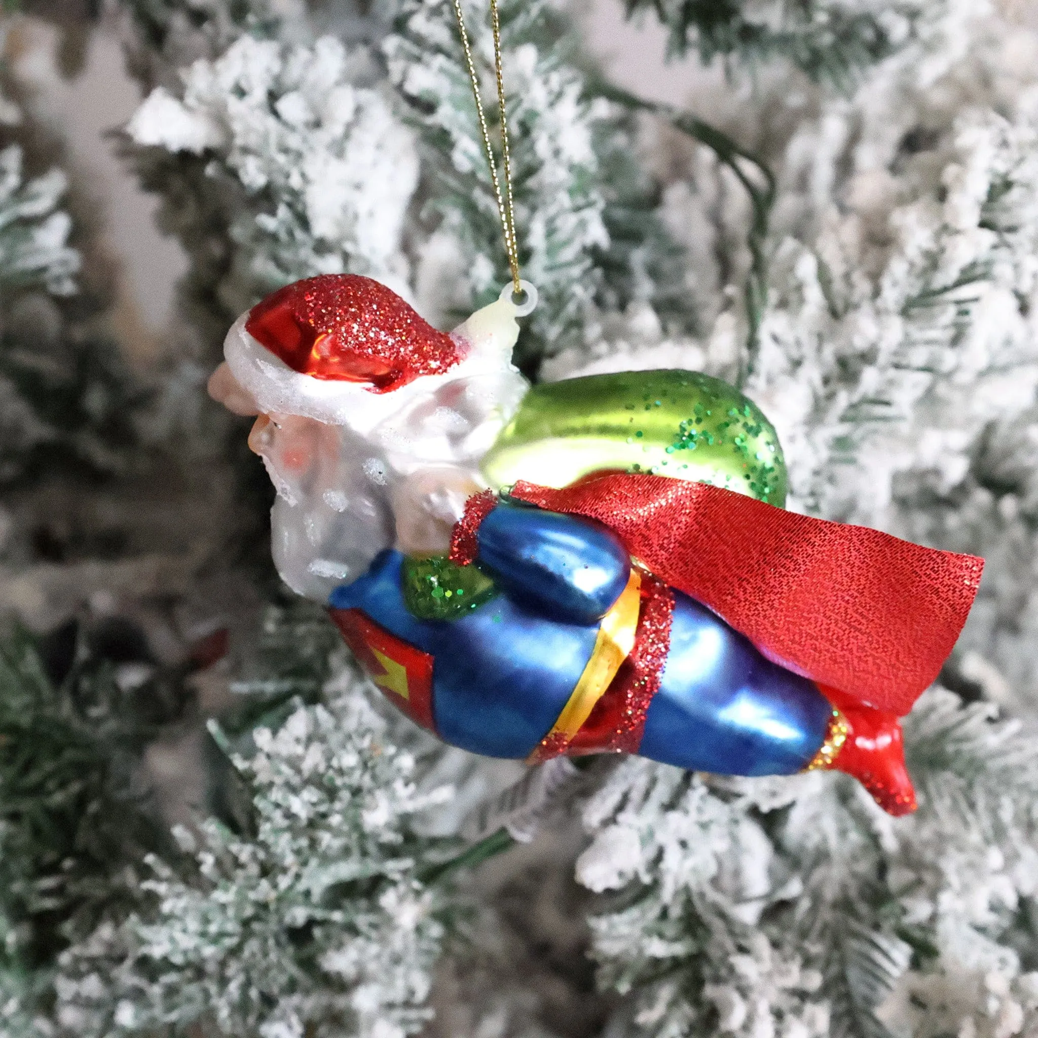 Super Santa Ornament