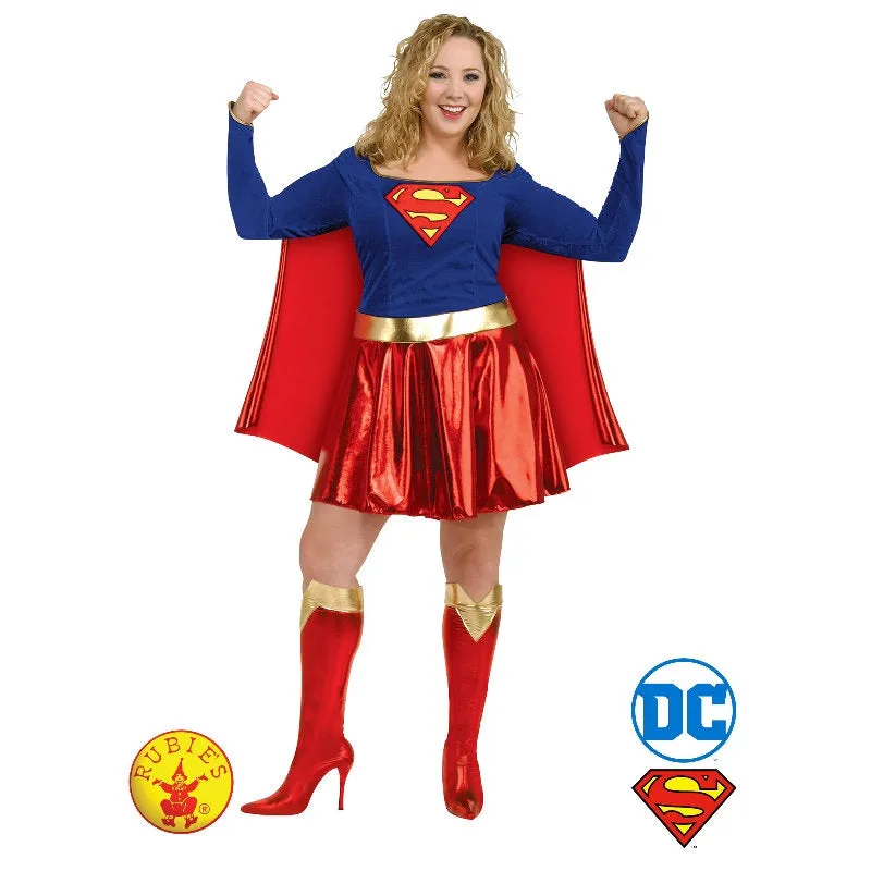 Supergirl Deluxe Costume-Plus Size