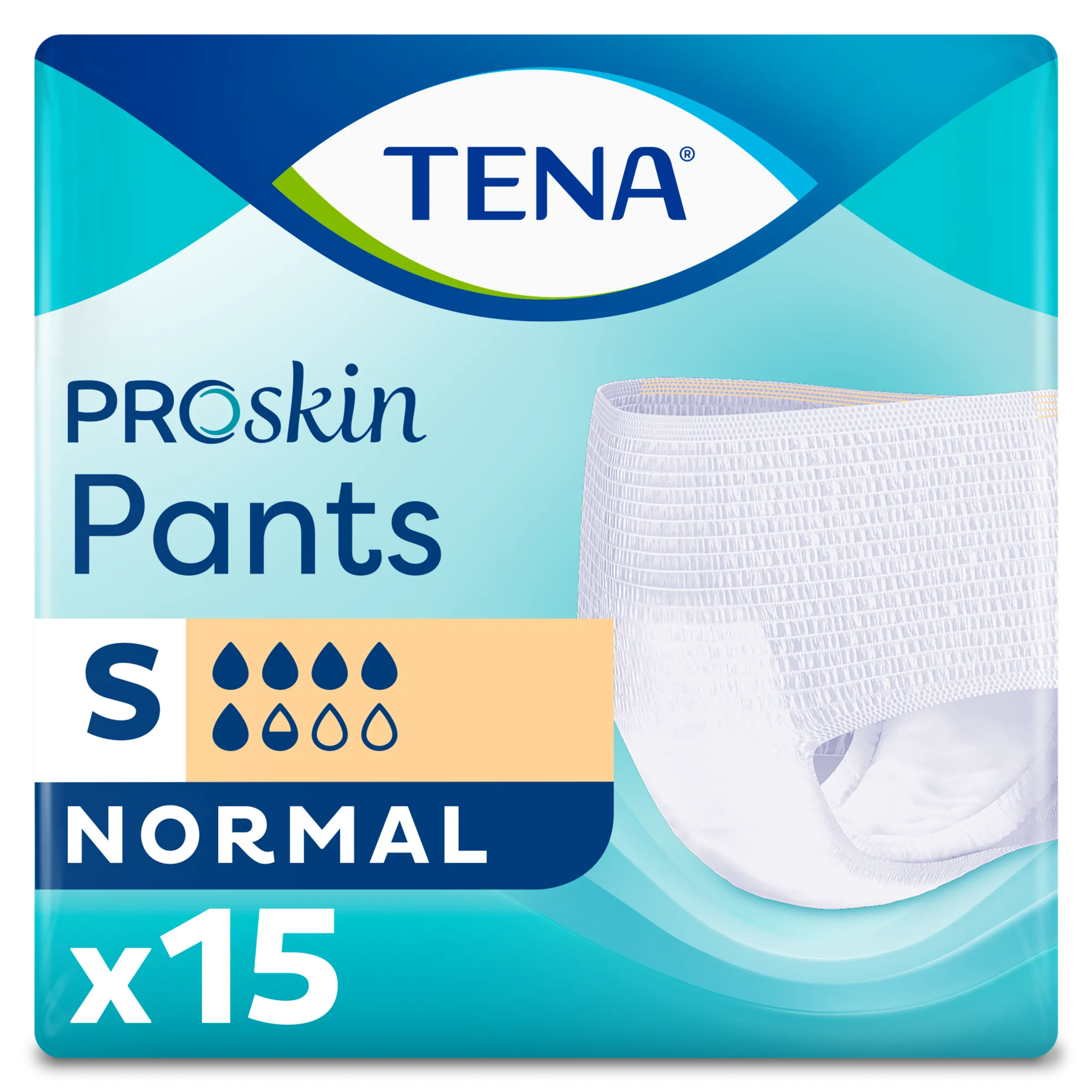 Tena Proskin Pants Normal Small 15 - Drievoudige huidbescherming & FeelDry technologie