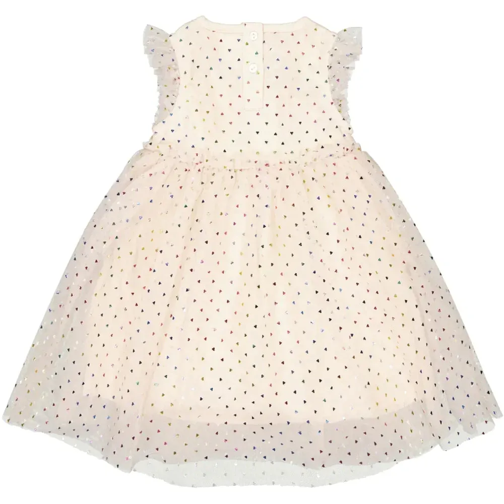 The Jovana Tulle Dress - Swan - BABY