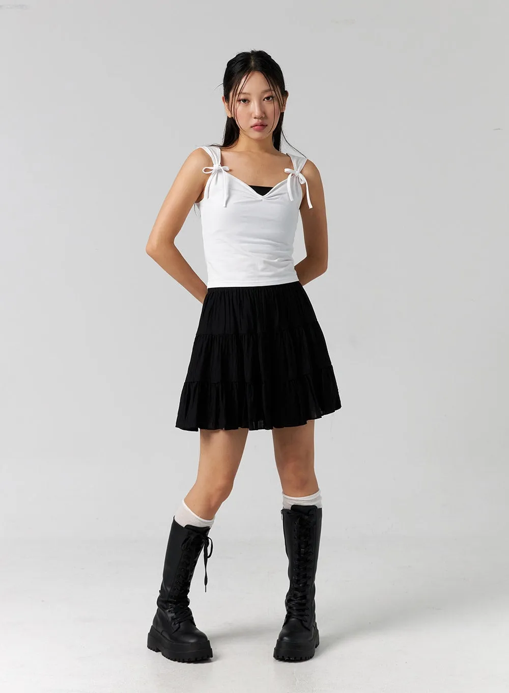 Tiered Mini Skirt CG303