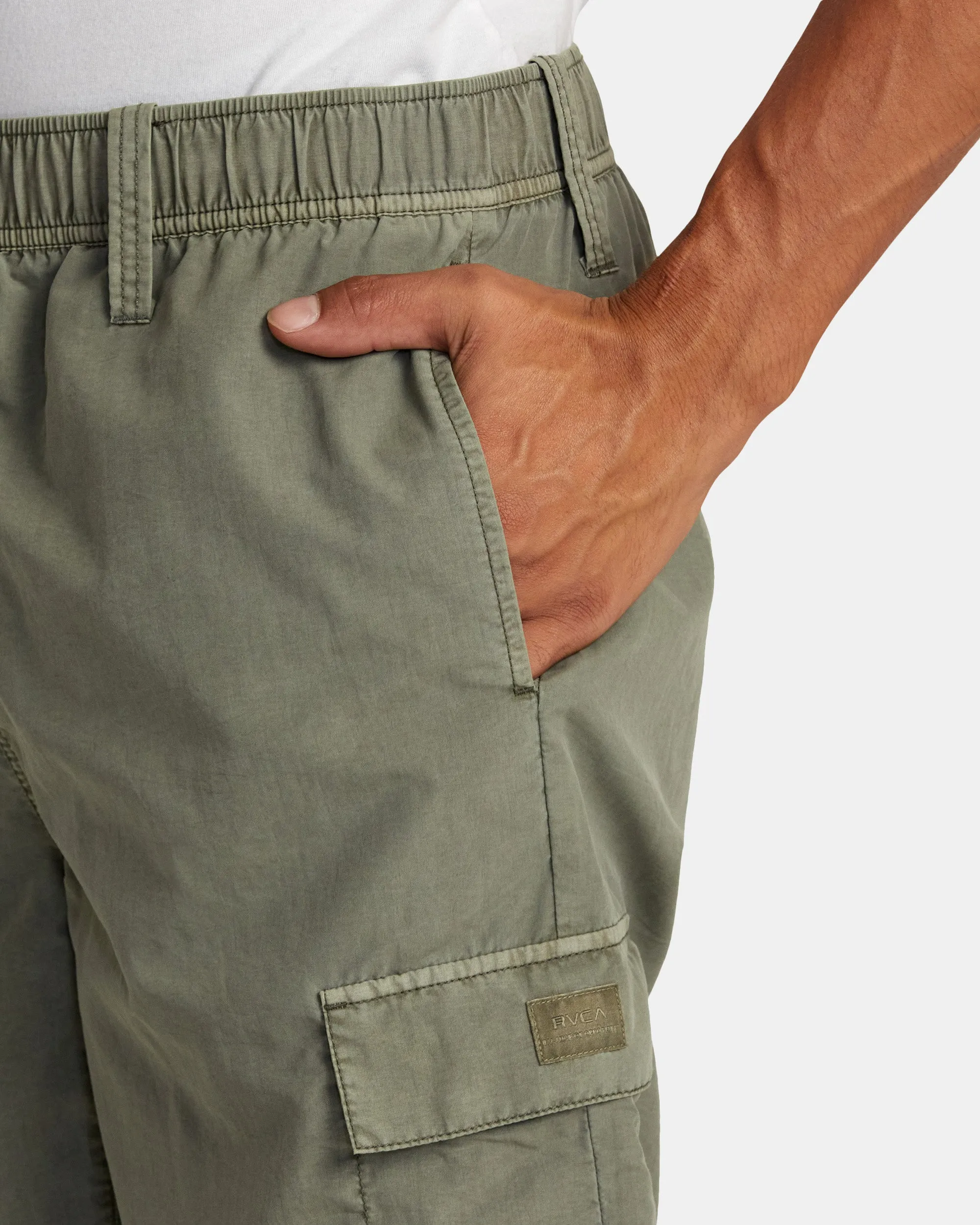 Vacancy Cargo Pants - Sage Leaf