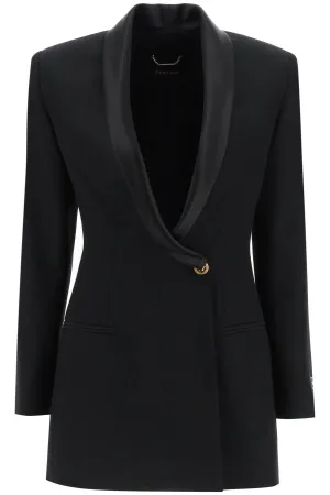 Versace single-breasted wool blazer