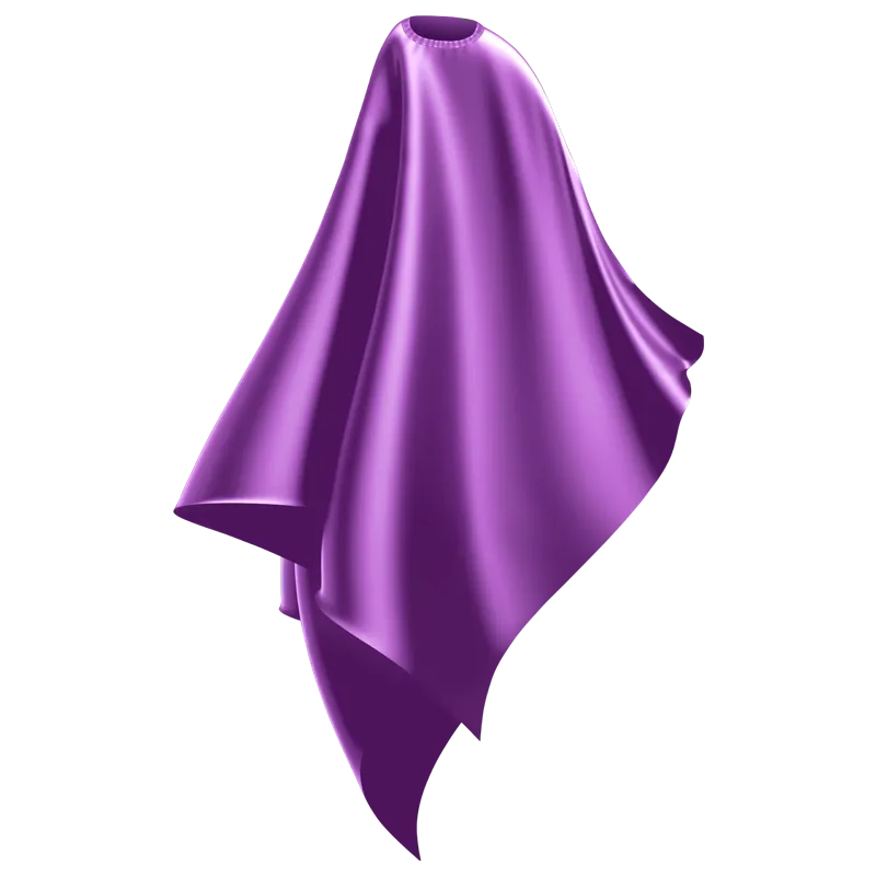 Wahl Polyester 100% Waterproof Cape Purple WP4002PU