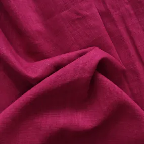 Washed Linen Cotton - Fuchsia Pink