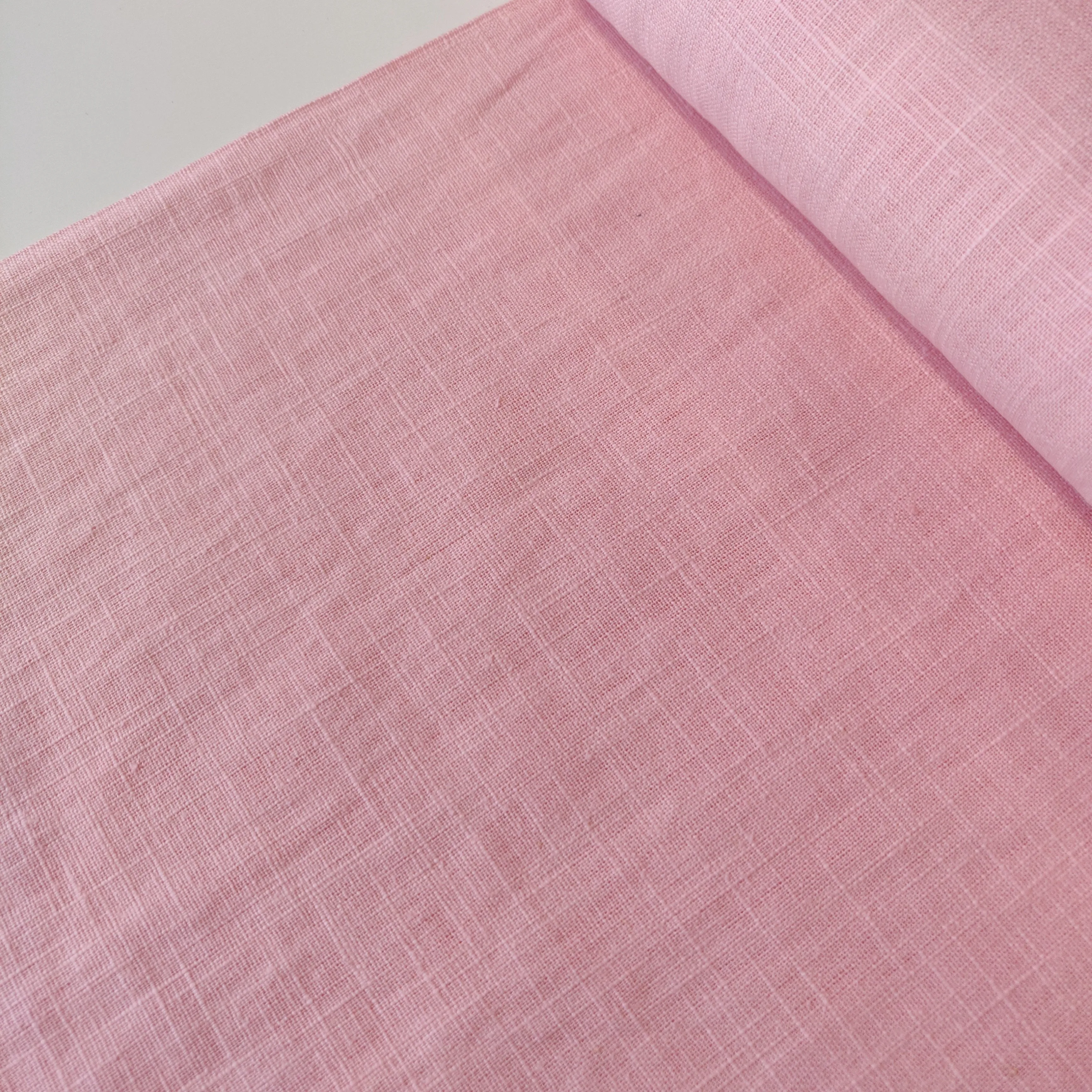 Washed Linen Cotton - Light Pink