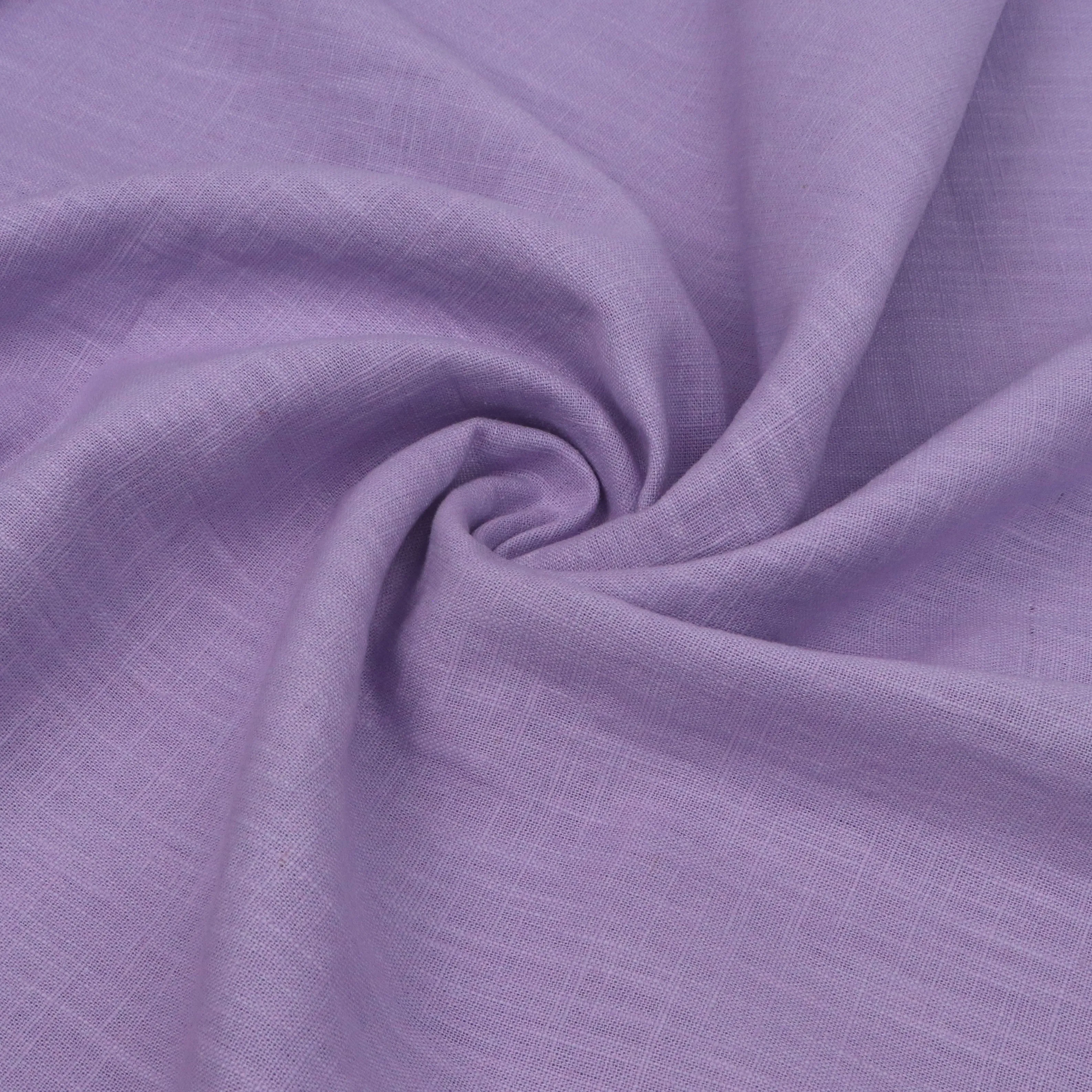 Washed Linen Cotton - Lilac Purple