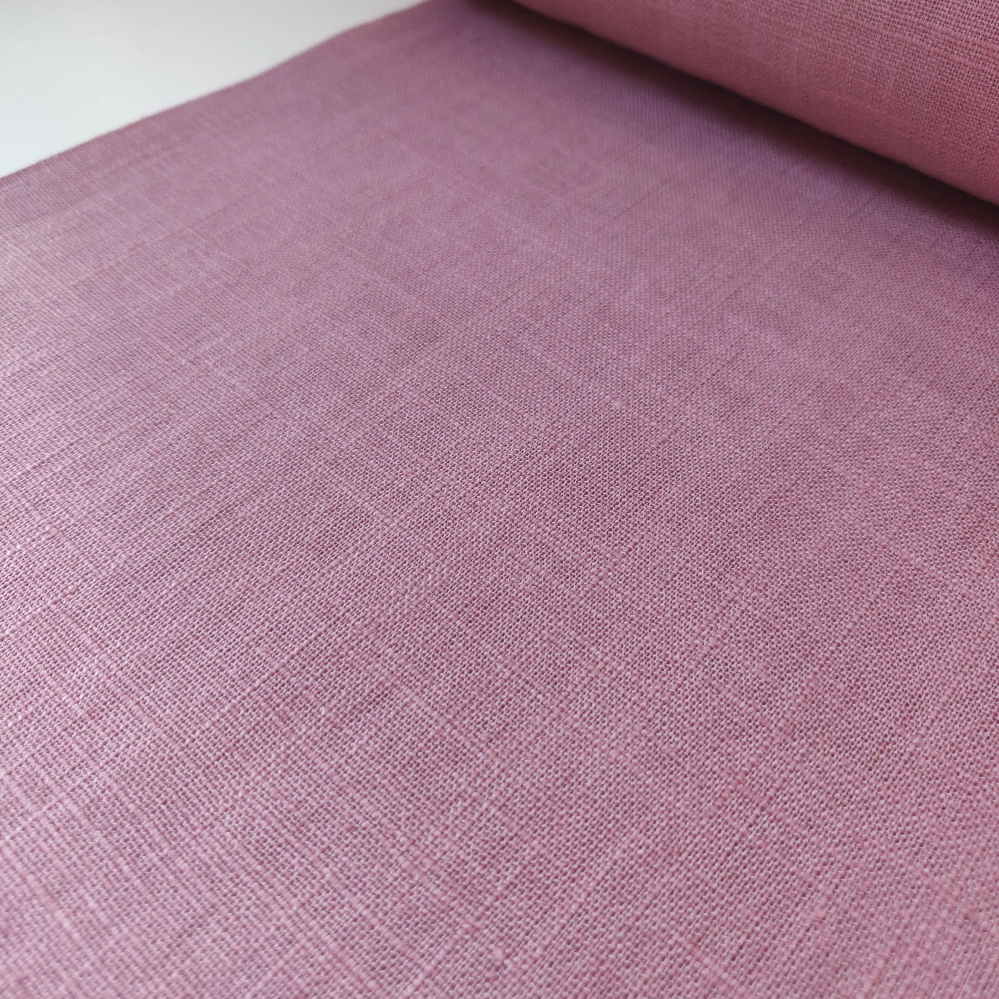 Washed Linen Cotton - Rose Pink