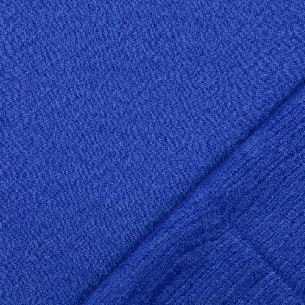 Washed Linen Cotton - Royal Blue