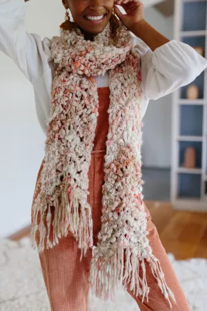 Wavy Feather Scarf Pattern