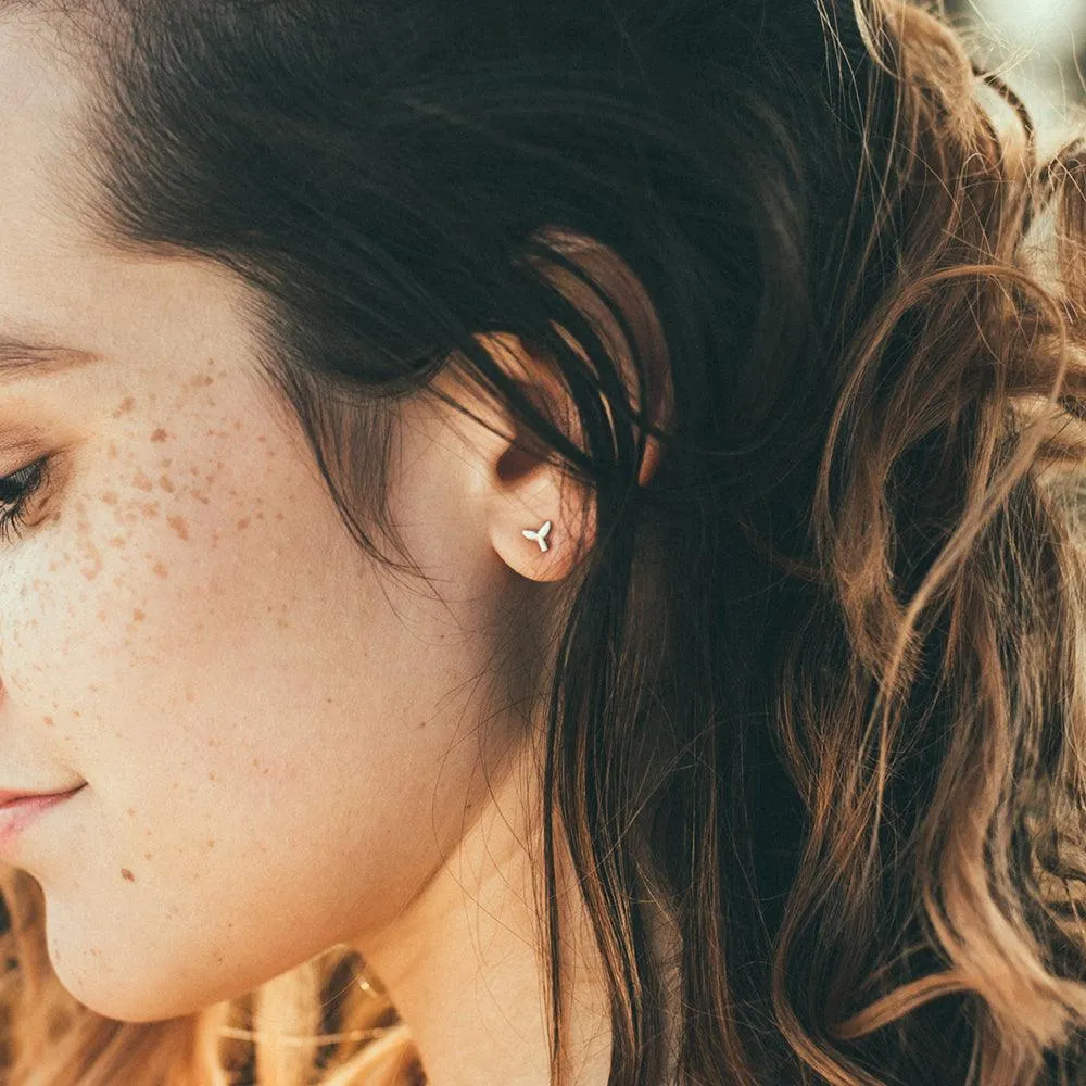 Whale Tail Earrings