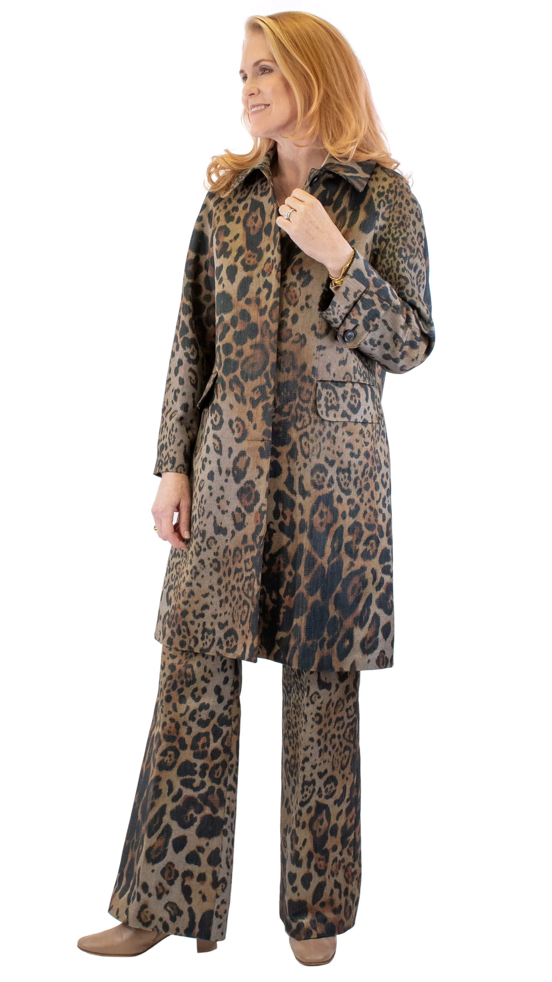 Wide Leg Pant - Cheetah Print