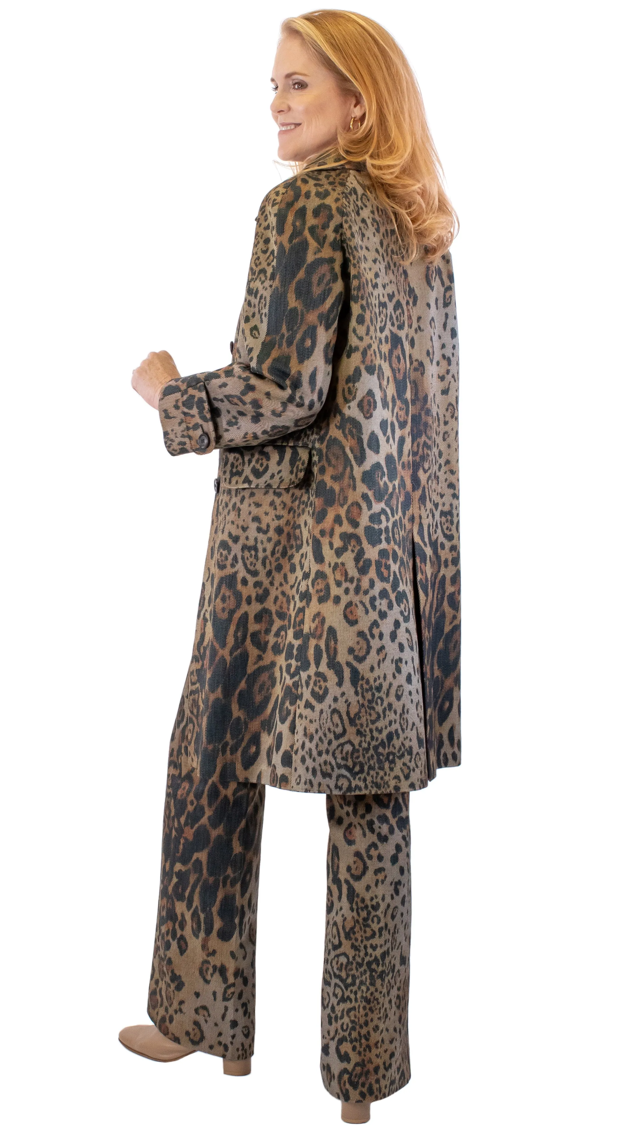 Wide Leg Pant - Cheetah Print