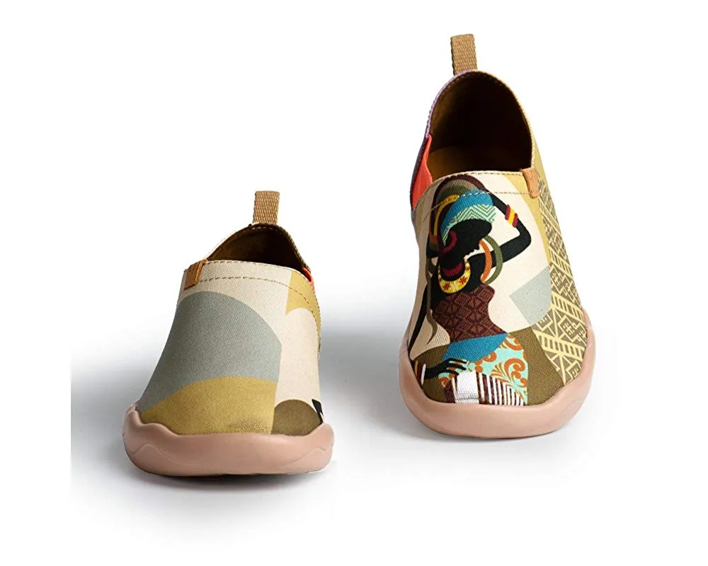 Women's Afrikan Painted Slip-on Shoe