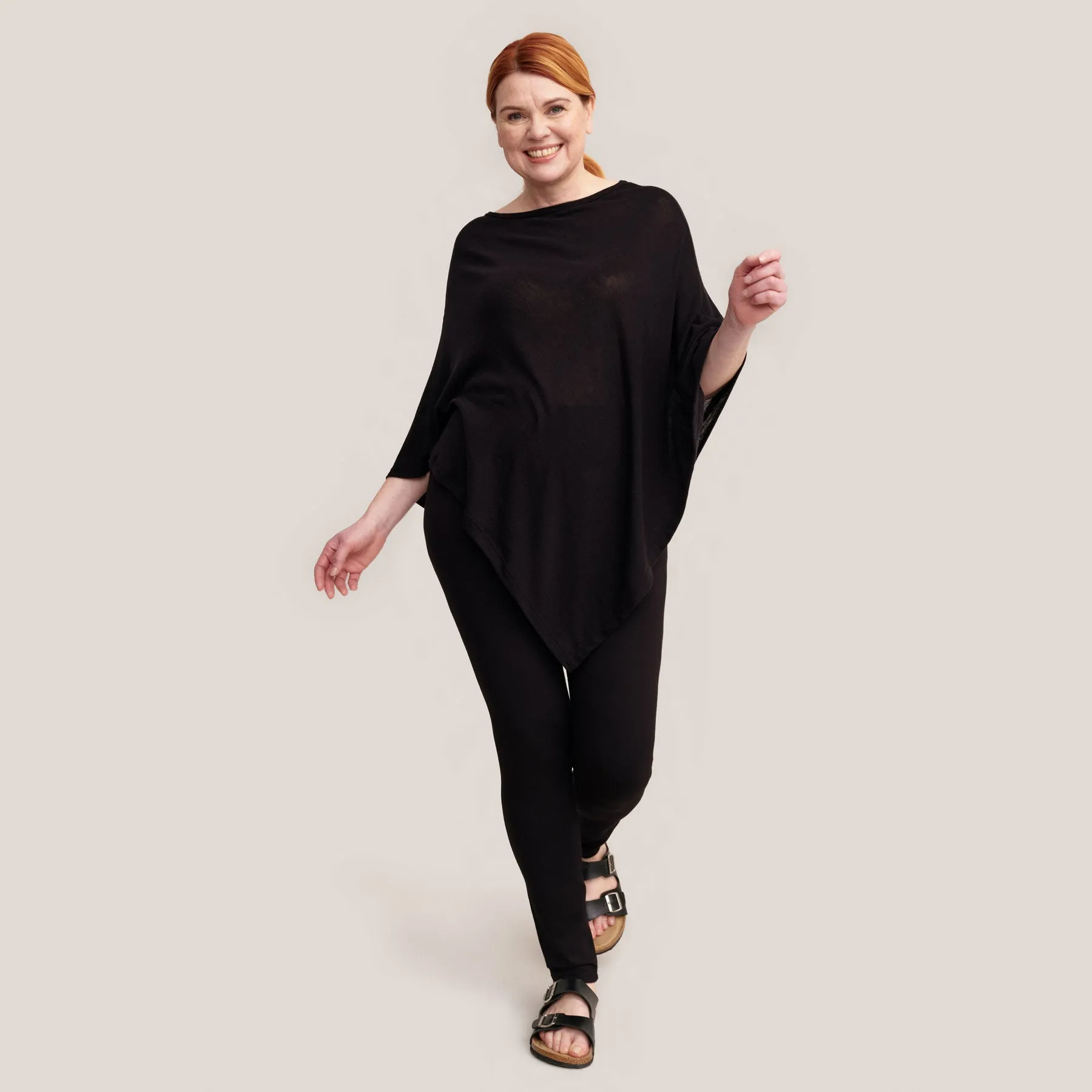 Women's Merino Silk Poncho