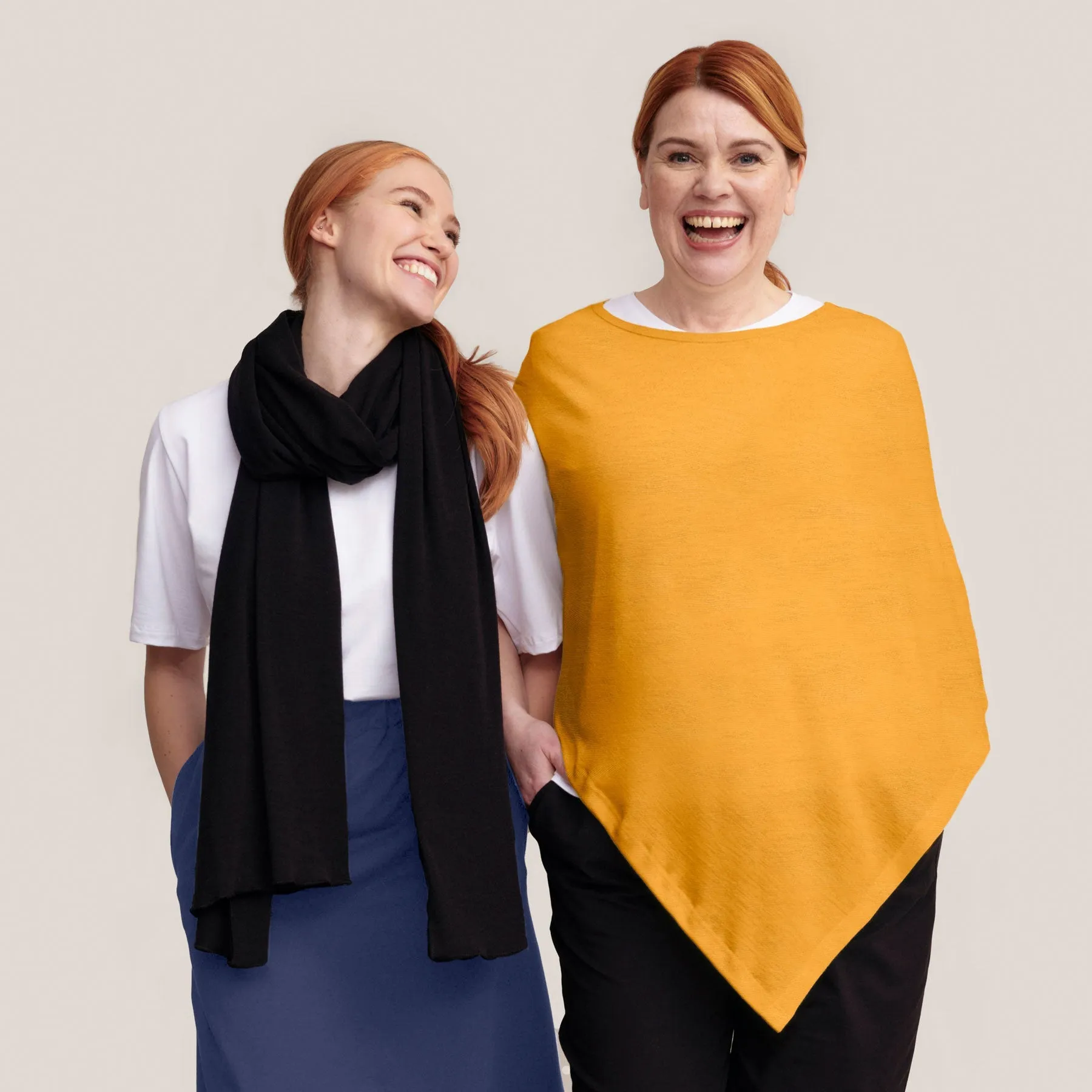 Women's Merino Silk Poncho